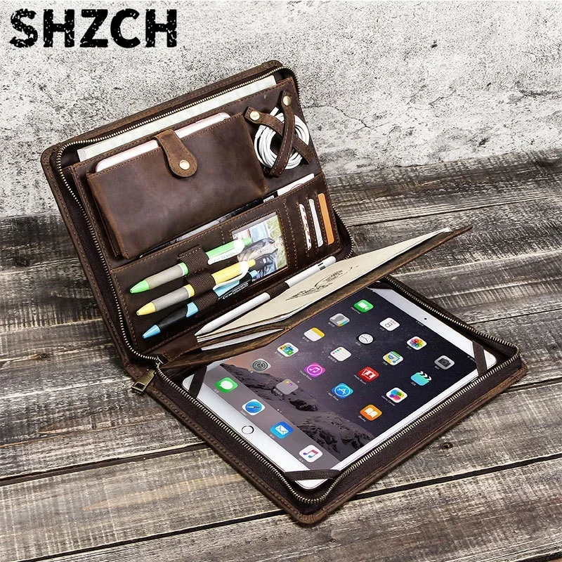 Tech Accessories Types - حقيبة تخزين جلدية للأجهزة اللوحية من