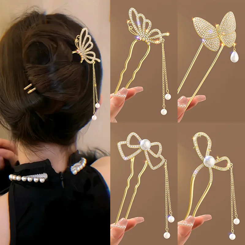 Tech Accessories For Women - العتيقة نمط اللؤلؤ حجر الراين الراقية