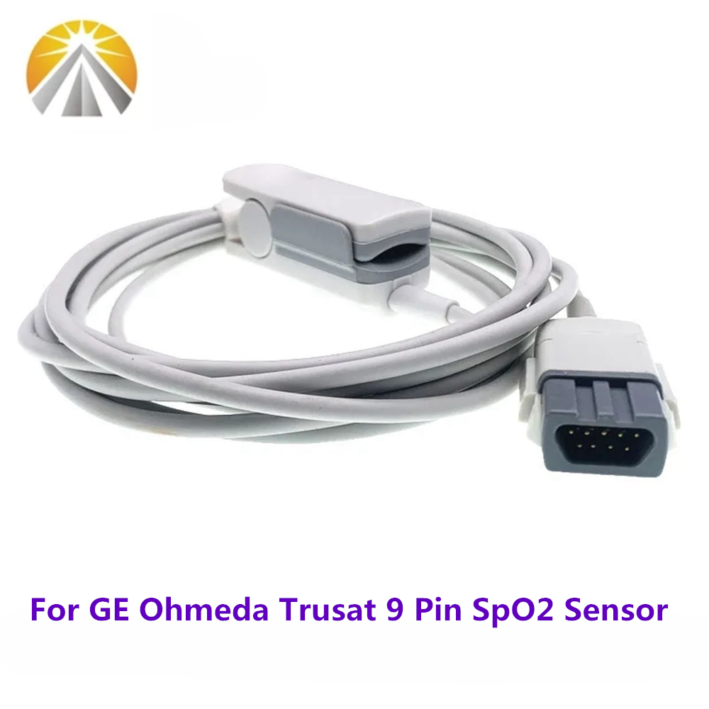 Tech Accessories Types - SpO2 الاستشعار 9 دبوس ل GE