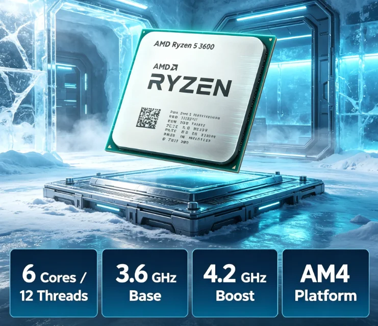 Amd Cpu Ryzen 5 - معالج AMD Ryzen 5 3600 بهندسة