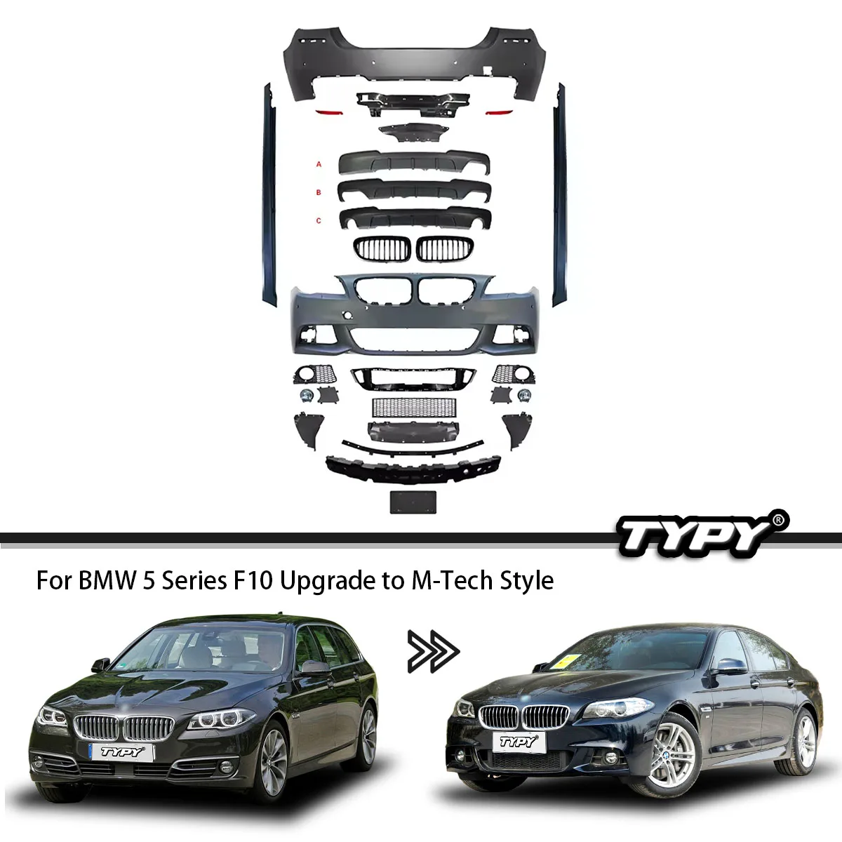 Tech Accessories Designer - مجموعات الجسم لسيارات BMW 5 Series