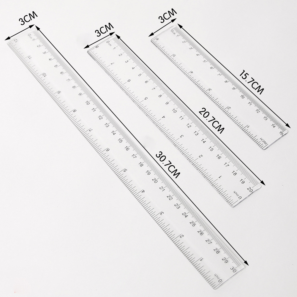 مسطرة مستقيمة 6/8/12 بوصة، 1 ق - مراجعة Tech Office Accessories وسعره