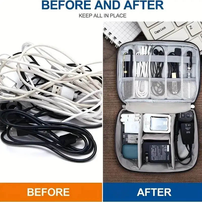 حافظة تنظيم تقنية محمولة لتخزي - مراجعة Tech Accessories Types وسعره