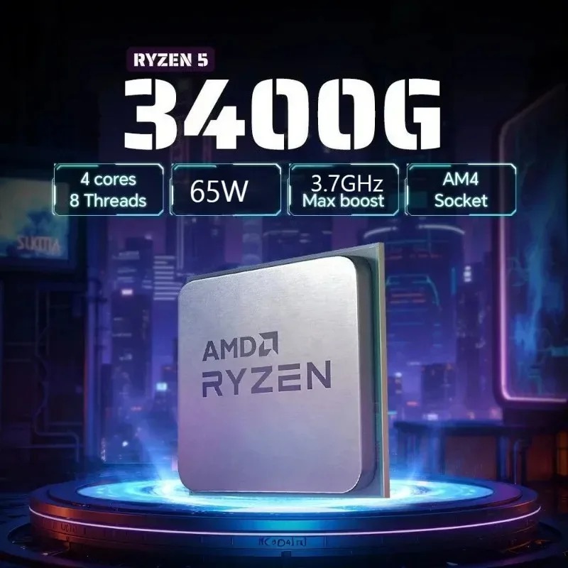 معالج AMD Ryzen 5 3400G رباعي  - مراجعة Amd Cpu Ryzen 5 وسعره