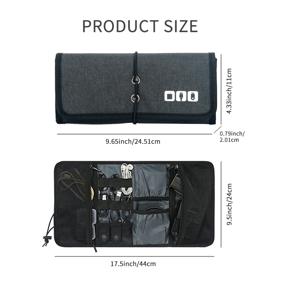 حقيبة تخزين الكابلات للسفر، حق - مراجعة Tech Accessories Organizer Pouch وسعره