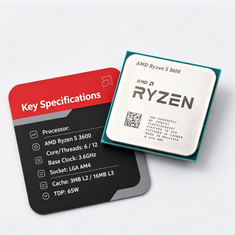 معالج Ryzen 5 3600 سداسي النوا - مراجعة Amd Cpu Ryzen 5 وسعره