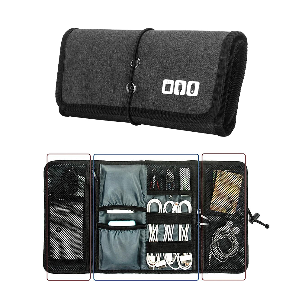 حقيبة تنظيم الكابلات المنزلية  - مراجعة Tech Accessories Organizer Pouch وسعره