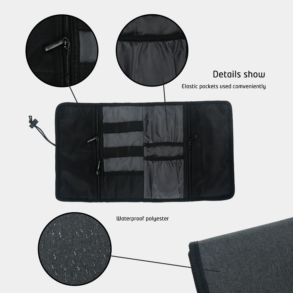 حقيبة تنظيم الكابلات المنزلية  - مراجعة Tech Accessories Organizer Pouch وسعره