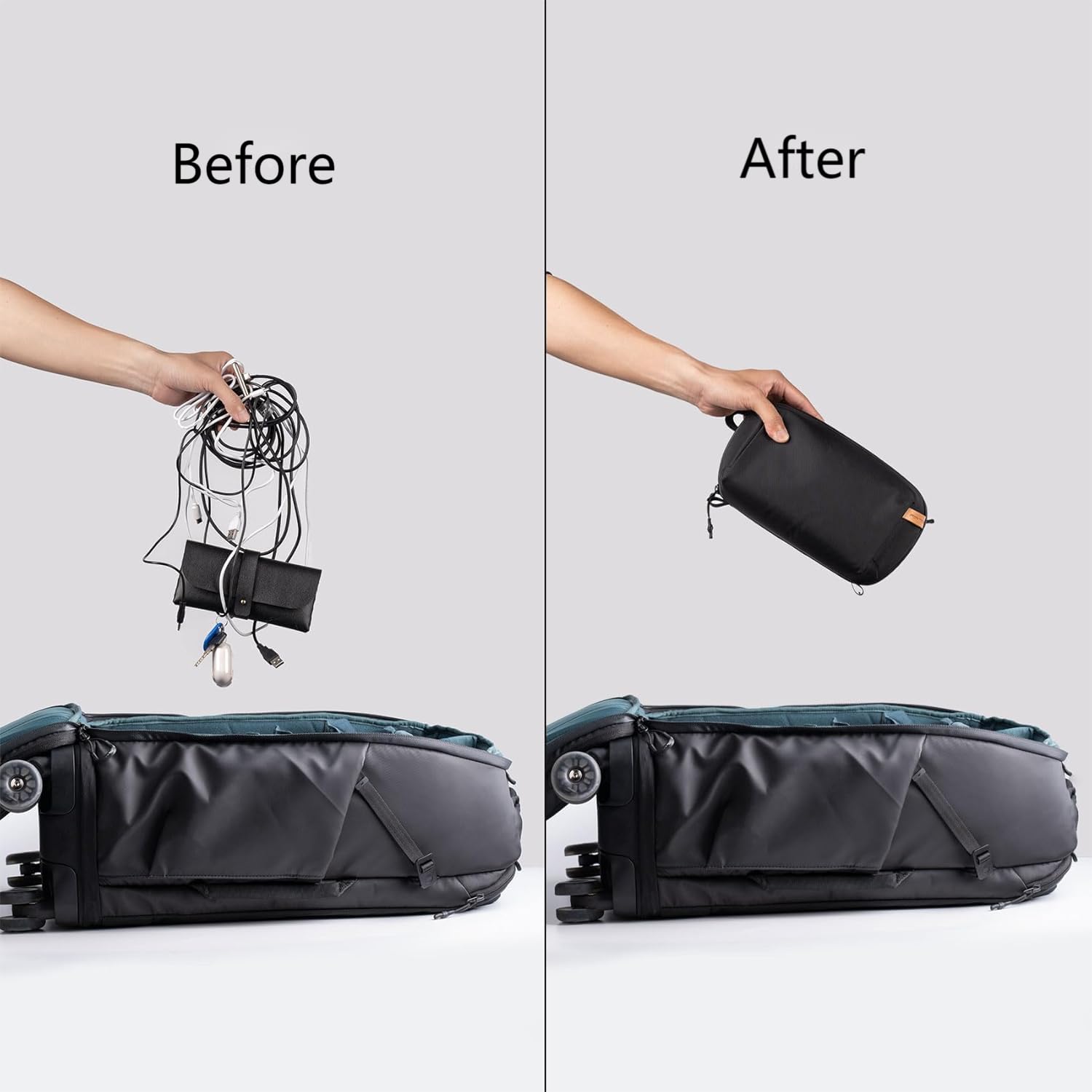 حقيبة منظمة إلكترونية محمولة م - مراجعة Tech Accessories Organizer Pouch وسعره