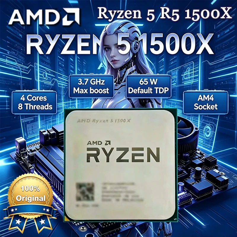 معالج AMD Ryzen 5 1500X رباعي  - مراجعة Amd Cpu Ryzen 5 وسعره