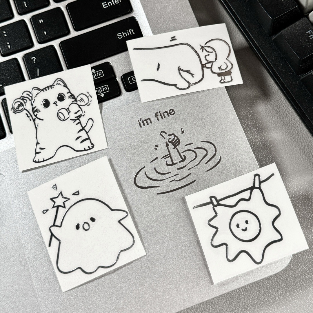 10 ملصقات أنيقة لتزيين الهاتف، - مراجعة Tech Accessories Designer وسعره