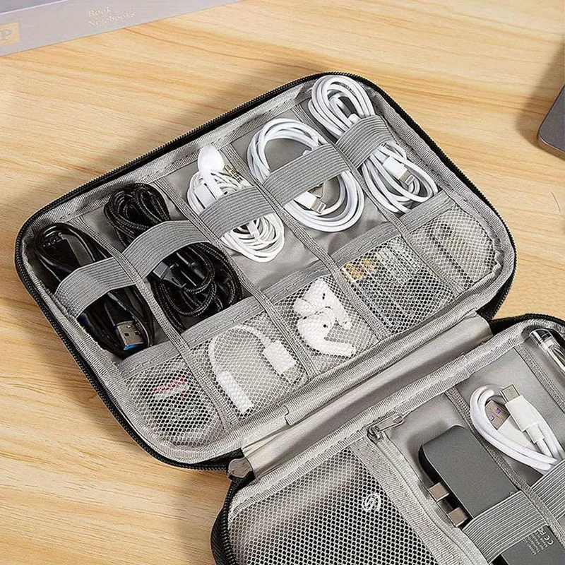 حقيبة تخزين محمولة للإكسسوارات - مراجعة Tech Accessories Organizer Pouch وسعره