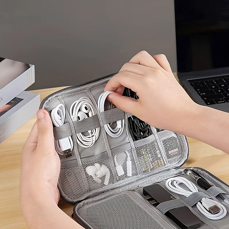 حقيبة تخزين محمولة للإكسسوارات - مراجعة Tech Accessories Organizer Pouch وسعره