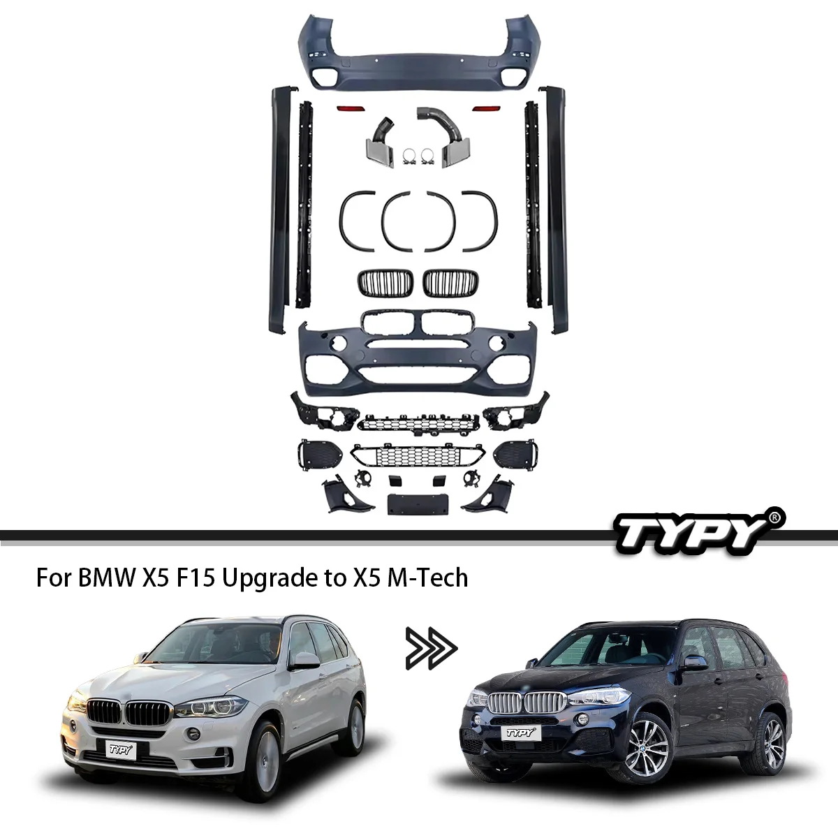 طقم الجسم لسيارات BMW X5 F15 2 - مراجعة Tech Accessories Designer وسعره
